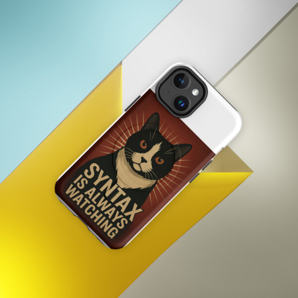 Syntax Surveillance Unit – Funny iPhone Case with Attitude & MagSafe® Support