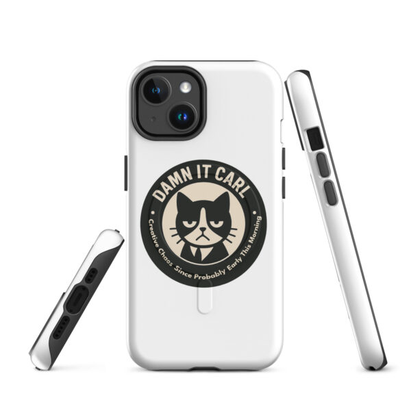 Creative Chaos Cat iPhone Case – Funny Protective Cover for Creatives