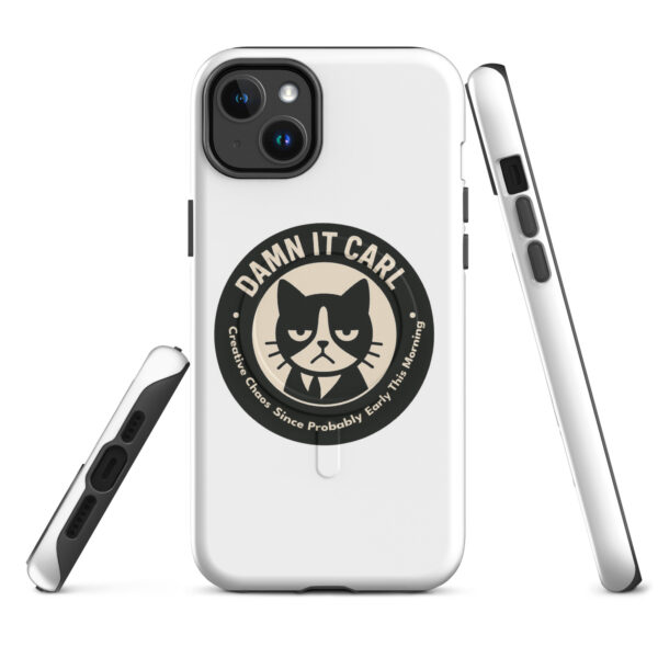 Creative Chaos Cat iPhone Case – Funny Protective Cover for Creatives