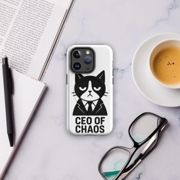 CEO of Chaos iPhone Case – Funny Cat iPhone Cover with MagSafe®