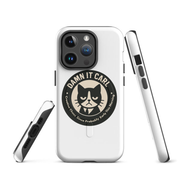 Creative Chaos Cat iPhone Case – Funny Protective Cover for Creatives