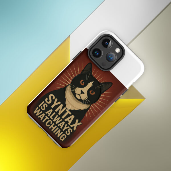 Syntax Surveillance Unit – Funny iPhone Case with Attitude & MagSafe® Support