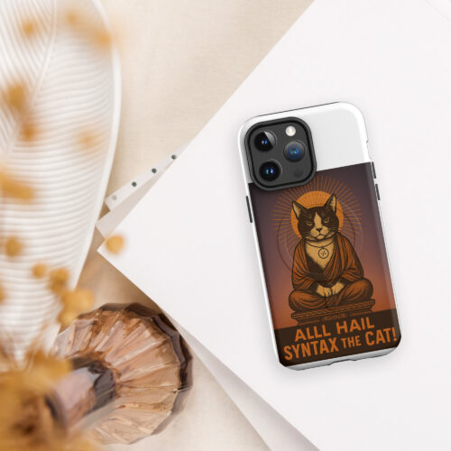 Syntax Temple Protective Case – Funny Protective Phone Case with MagSafe® Support