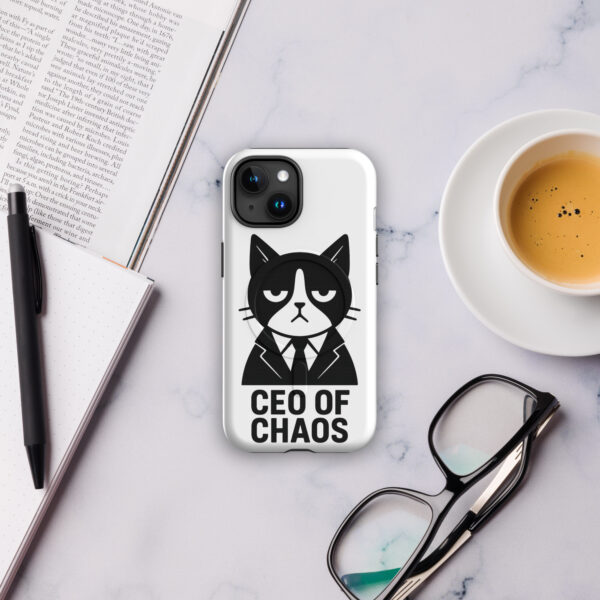 CEO of Chaos iPhone Case – Funny Cat iPhone Cover with MagSafe®