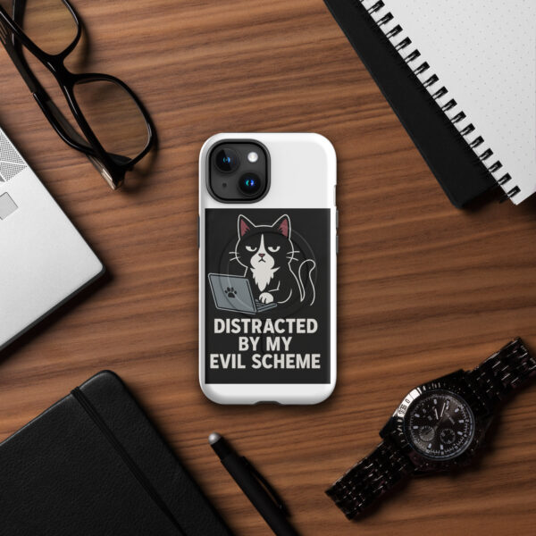Distracted by My Evil Scheme iPhone Case – Funny Villain MagSafe® Case