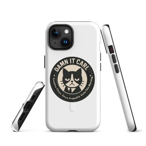Creative Chaos Cat iPhone Case – Funny Protective Cover for Creatives