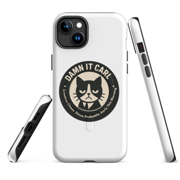 Creative Chaos Cat iPhone Case – Funny Protective Cover for Creatives