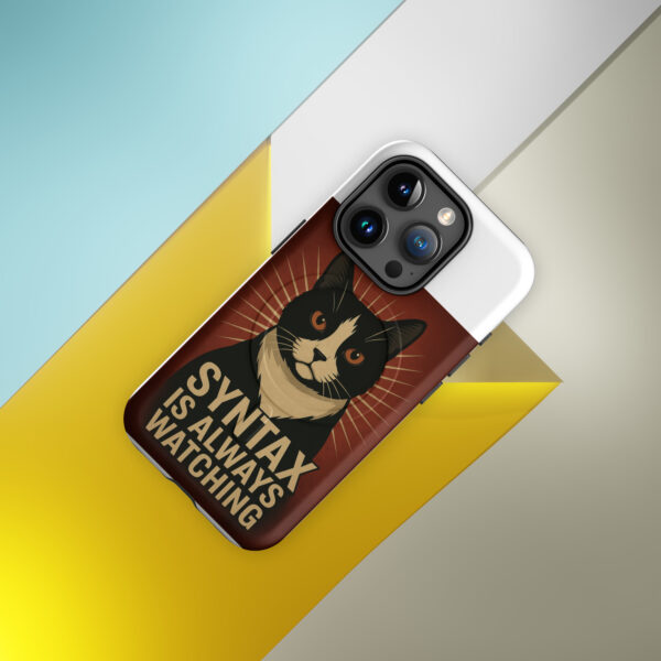 Syntax Surveillance Unit – Funny iPhone Case with Attitude & MagSafe® Support