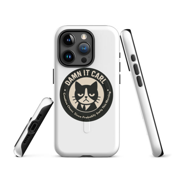 Creative Chaos Cat iPhone Case – Funny Protective Cover for Creatives