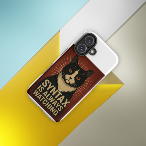 Syntax Surveillance Unit – Funny iPhone Case with Attitude & MagSafe® Support