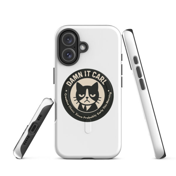 Creative Chaos Cat iPhone Case – Funny Protective Cover for Creatives