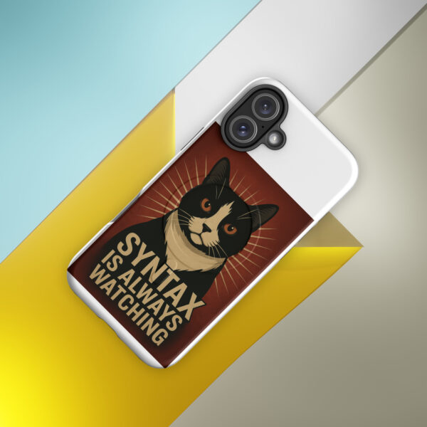 Syntax Surveillance Unit – Funny iPhone Case with Attitude & MagSafe® Support