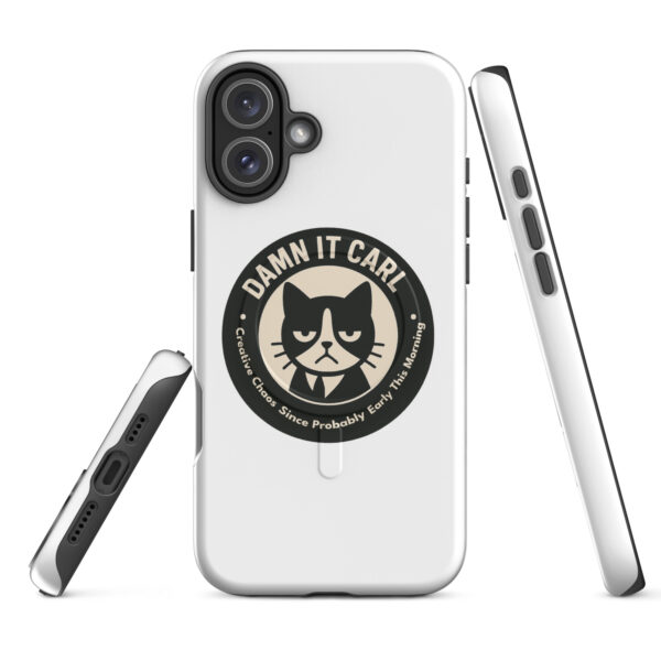 Creative Chaos Cat iPhone Case – Funny Protective Cover for Creatives