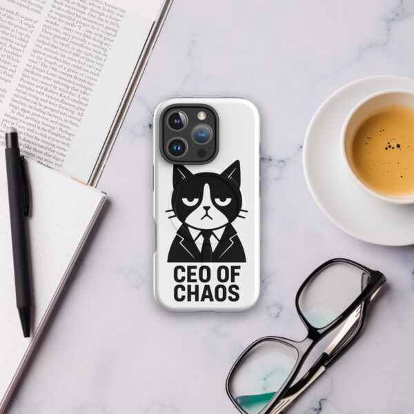 CEO of Chaos iPhone Case – Funny Cat iPhone Cover with MagSafe®