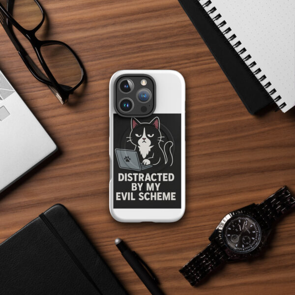 Distracted by My Evil Scheme iPhone Case – Funny Villain MagSafe® Case