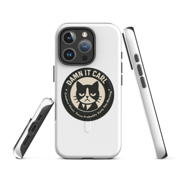 Creative Chaos Cat iPhone Case – Funny Protective Cover for Creatives