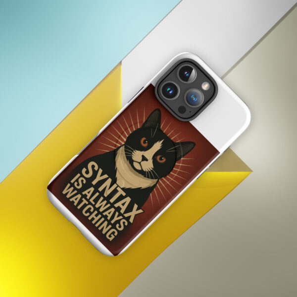 Syntax Surveillance Unit – Funny iPhone Case with Attitude & MagSafe® Support
