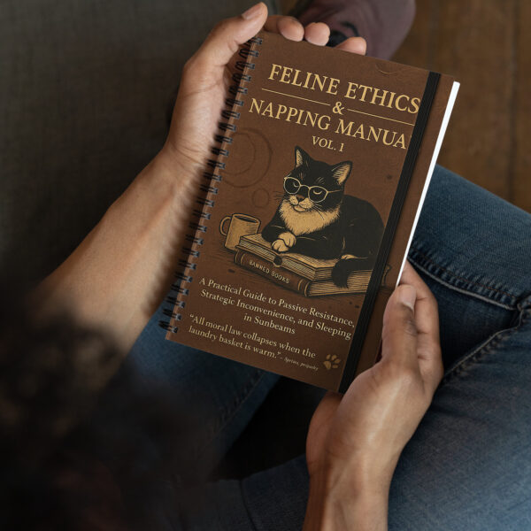 Feline Ethics – Funny Cat Notebook for Deep Naps & Dubious Morality