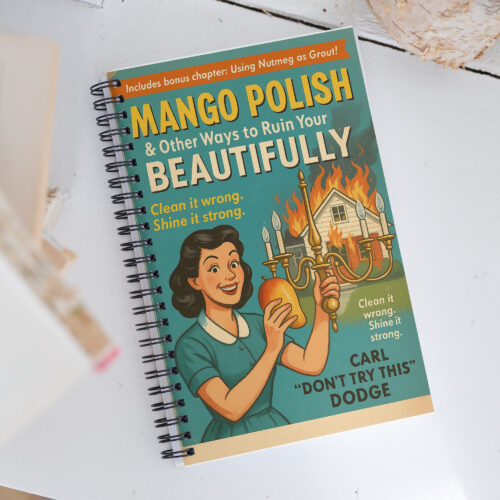 Mango Polish – Funny DIY Notebook for Chaotic Home Projects