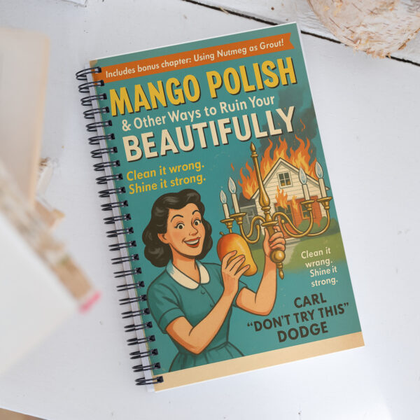 Mango Polish – Funny DIY Notebook for Chaotic Home Projects