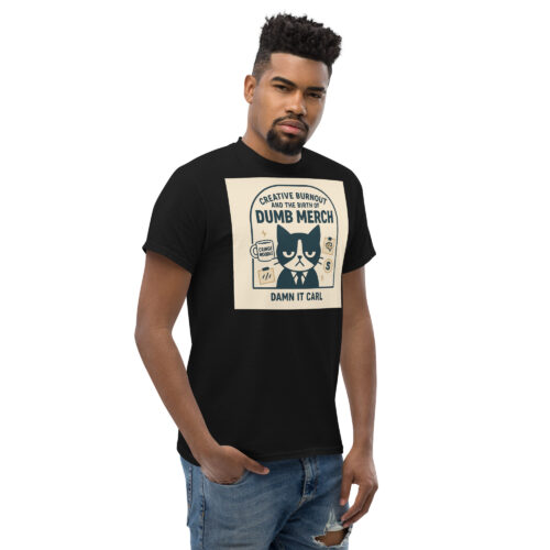 Dumb Merch Tee – Burnout Shirt for Creatives with No Ideas Left