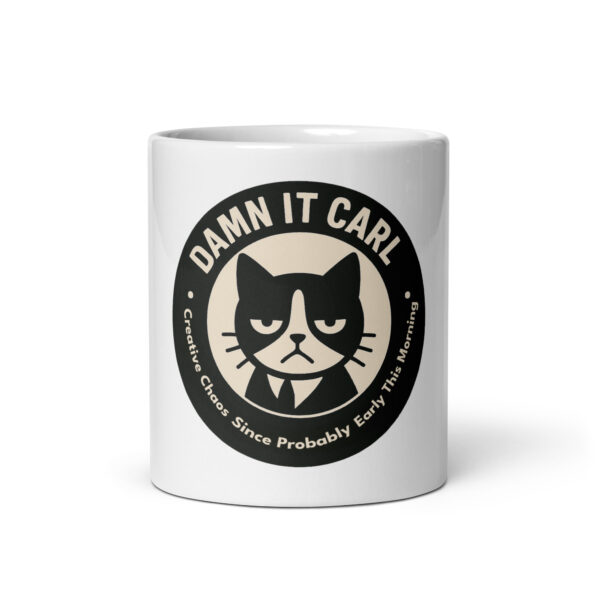 Emotional Support Mug – Chaos Cat Edition for Stress-Sipping Survival