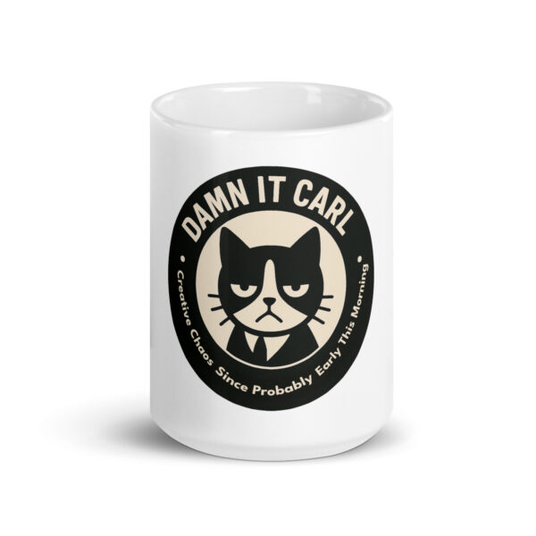 Emotional Support Mug – Chaos Cat Edition for Stress-Sipping Survival