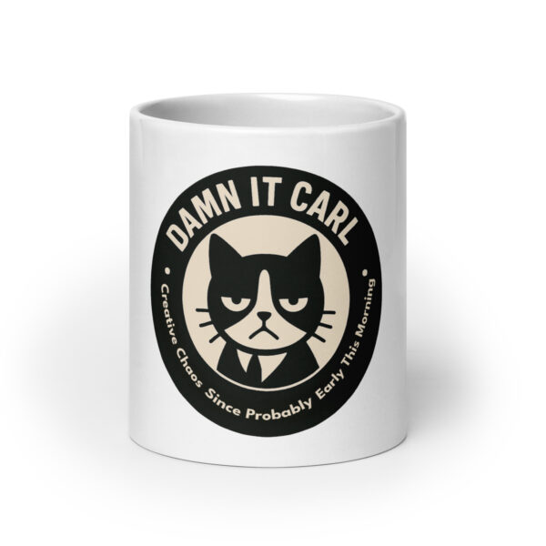Emotional Support Mug – Chaos Cat Edition for Stress-Sipping Survival