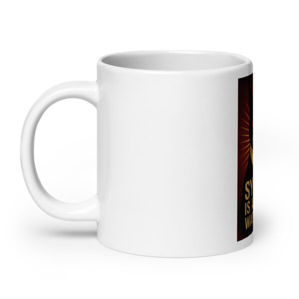 Mug of Divine Judgement – Funny Cat Mug Featuring Syntax the Cat