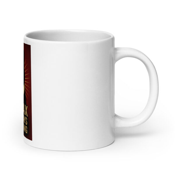 Mug of Divine Judgement – Funny Cat Mug Featuring Syntax the Cat