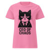 CEO of Chaos Tee – Funny Boss Shirt for Women Who Lead with Snark