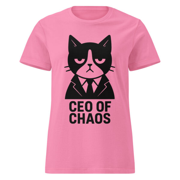 CEO of Chaos Tee – Funny Boss Shirt for Women Who Lead with Snark