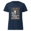 Distracted by My Evil Scheme Tee – Funny Villain Shirt for Women Plotting in Style