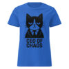 CEO of Chaos Tee – Funny Boss Shirt for Women Who Lead with Snark