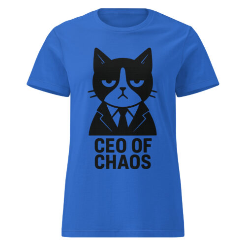 CEO of Chaos Tee – Funny Boss Shirt for Women Who Lead with Snark