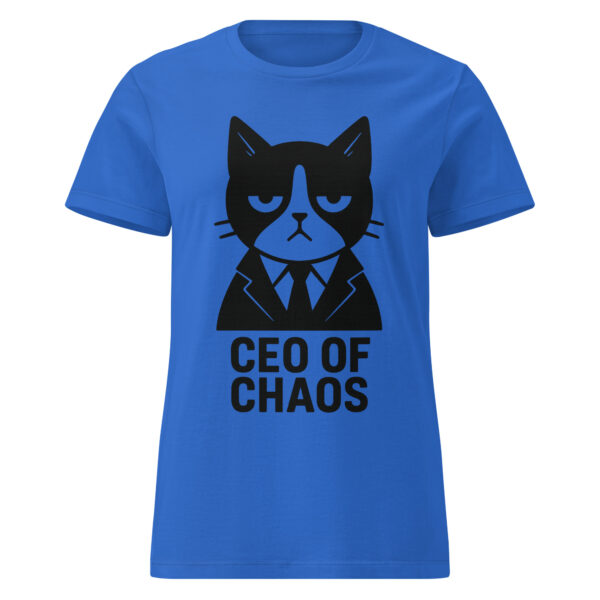 CEO of Chaos Tee – Funny Boss Shirt for Women Who Lead with Snark