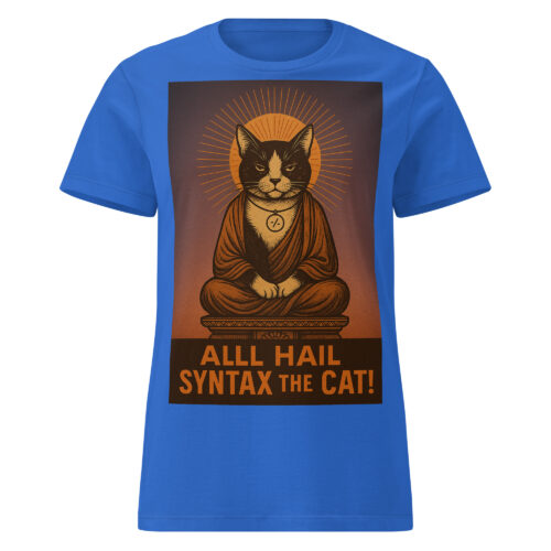 Hallowed Be Thy Syntax Tee – Funny Coding Shirt for Peaceful Programmers