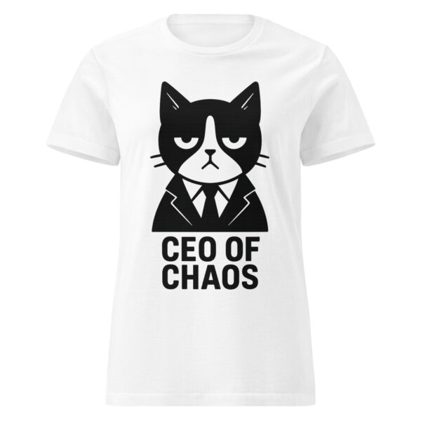 CEO of Chaos Tee – Funny Boss Shirt for Women Who Lead with Snark
