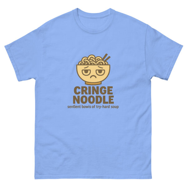 Cringe Noodle Logo Tee – Sentient Soup Edition (Sentient bowls of try-hard soup.)