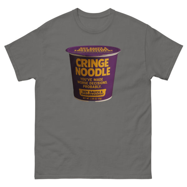 Cringe Noodle Tee – Soy Sauce & Embarrassment Edition (A lingering aftertaste of bad decisions.)