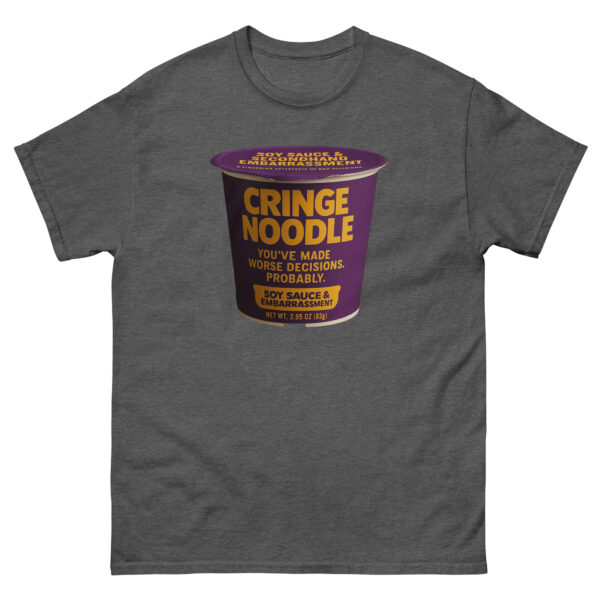 Cringe Noodle Tee – Soy Sauce & Embarrassment Edition (A lingering aftertaste of bad decisions.)