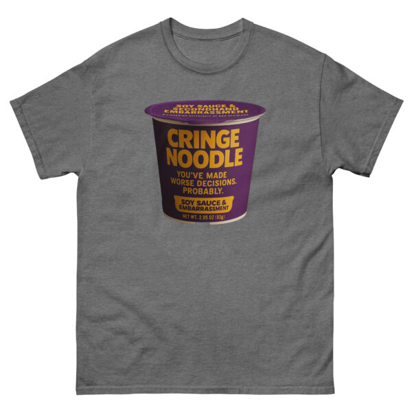 Cringe Noodle Tee – Soy Sauce & Embarrassment Edition (A lingering aftertaste of bad decisions.)