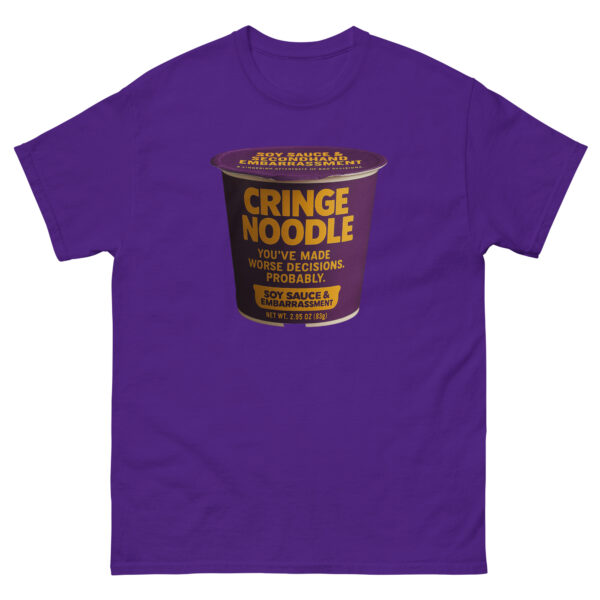 Cringe Noodle Tee – Soy Sauce & Embarrassment Edition (A lingering aftertaste of bad decisions.)