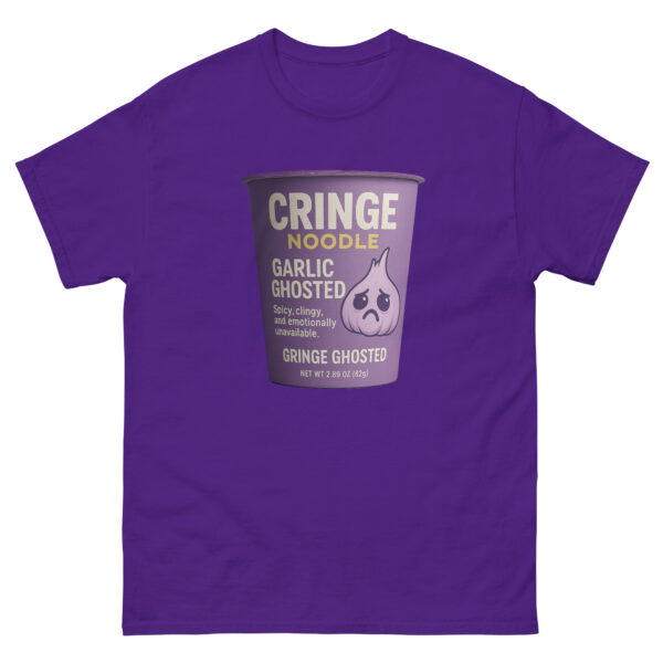 Cringe Noodle Tee – Garlic Ghosted Edition (Spicy, clingy, and emotionally unavailable.)