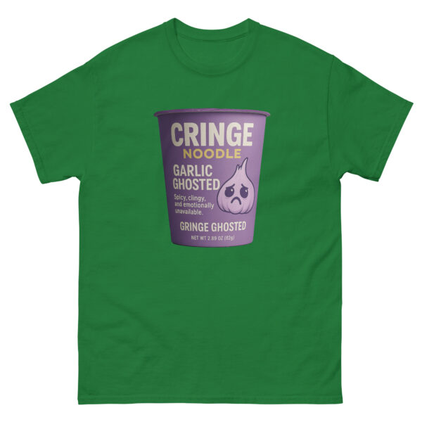 Cringe Noodle Tee – Garlic Ghosted Edition (Spicy, clingy, and emotionally unavailable.)