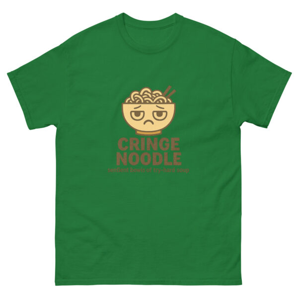 Cringe Noodle Logo Tee – Sentient Soup Edition (Sentient bowls of try-hard soup.)
