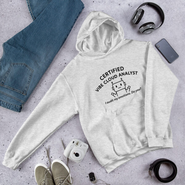 Certified Vibe Cloud Analyst Hoodie – Burnout Support from Nil