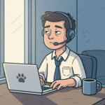 Person sitting alone by a window looking exhausted, soft diffused daylight, empty coffee cup nearby, muted blue and gray tones, melancholic but hopeful mood, lifestyle photography