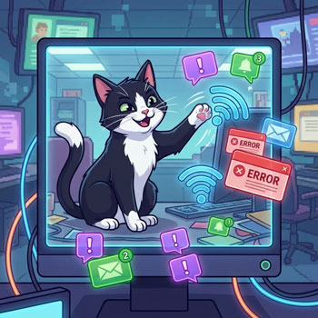 Meet my cat Syntax - the chaotic digital feline who became an internet sensation. Discover why this furry troublemaker resonates with cat parents everywhere and what his authentic antics teach us about social media.